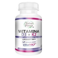 NATUR PLANET Witamina D3 + K2 60 tabletek