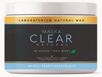 NATURAL WAX Maska do włosów CLEAR 300ml+Turban termoochronny GRATIS