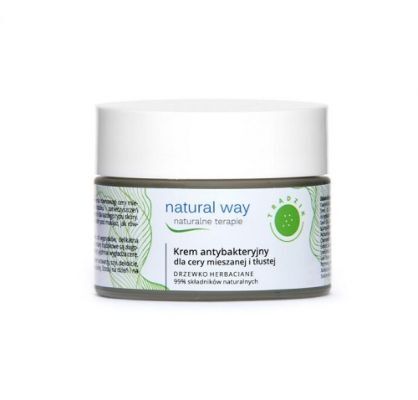 NATURAL WAY Krem antybakteryjny do cery mieszanej i tłustej 50 ml