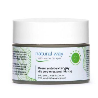 NATURAL WAY Krem antybakteryjny do cery mieszanej i tłustej, 50ml