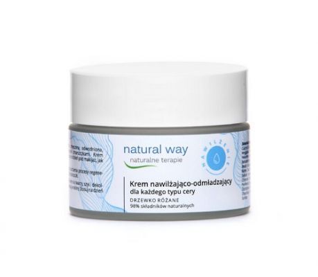 NATURAL WAY Krem nawilżająco - odmładzający do każdego typu cery 50 ml