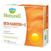 Naturell Beta-karoten + E, 60 tabl.