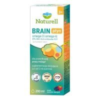 Naturell Brain omega 3-6, 200 ml KRÓTKA DATA  31.10.2026