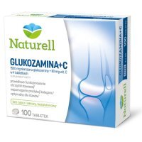 NATURELL GLUKOZAMINA + C 100 tabletek