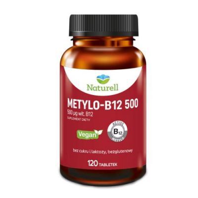 NATURELL METYLO-B12 500 mcg wit. B12 120 tabletek