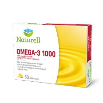 NATURELL OMEGA-3 1000 mg 60 kapsułek