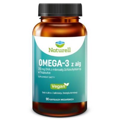 NATURELL OMEGA-3 z alg 90 kapsułek