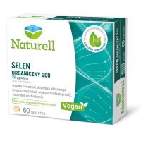 NATURELL SELEN Organiczny 200 mcg 60 tabletek