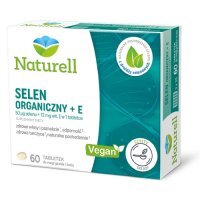 NATURELL SELEN organiczny + E 60 tabletek do ssania