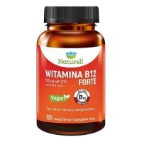 NATURELL Witamina B12 forte, 120 tabletek KRÓTKA DATA 01.01.2026