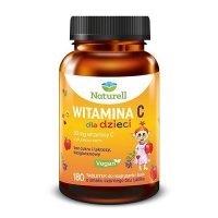 NATURELL Witamina C dla dzieci, 180 tabletek KRÓTKA DATA 01.08.2026
