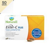 NATURELL WITAMINA C ESTER-C PLUS 50 tabletek + Poradnik Wsparcia Odporności GRATIS