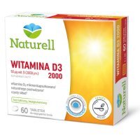 NATURELL WITAMINA D3 2000 60 tabletek do ssania