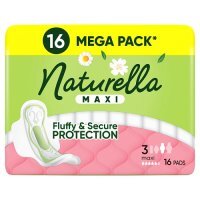 NATURELLA CLASSIC MAXI Podpaski ze skrzydełkami 16 sztuk