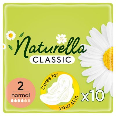 NATURELLA CLASSIC NORMAL Podpaski ze skrzydełkami 10 sztuk