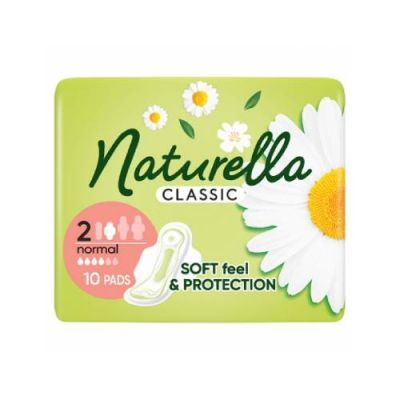 NATURELLA CLASSIC NORMAL Podpaski ze skrzydełkami 10 sztuk