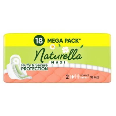 NATURELLA NORMAL DUO podpaski ze skrzydełkami 18 sztuk