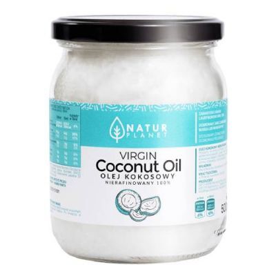 NaturPlanet Olej Kokosowy Nierafinowany, 500ml