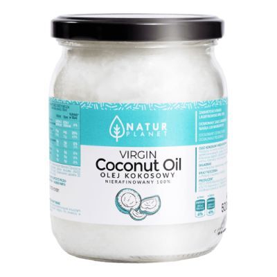 NaturPlanet Olej Kokosowy Nierafinowany, 500ml
