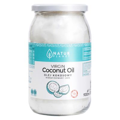 NaturPlanet Olej Kokosowy Nierafinowany, 900ml