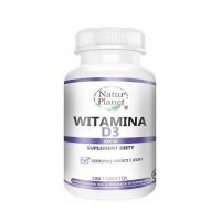 NaturPlanet Witamina D3 2000IU, 120 tabletek