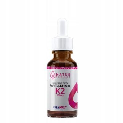 NaturPlanet Witamina K2 krople, 30ml KRÓTKA DATA 30.04.2026