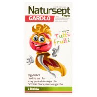 NATURSEPT MED GARDŁO Lizaki tutti-frutti 6 sztuk