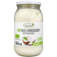 NatVita Olej kokosowy bezzapachowy, 900 ml