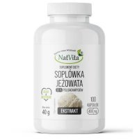 NatVita Soplówka Jeżowata Ekstrakt 30%, 100 kaps.