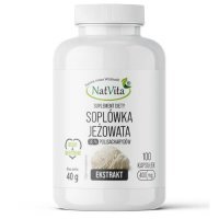 NatVita Soplówka Jeżowata Ekstrakt 30%, 60 kaps.