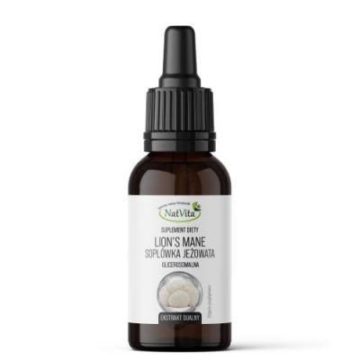 NatVita Soplówka Jeżowata Ekstrakt w glicerosomach, 30 ml
