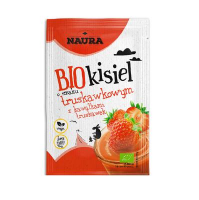NAURA Bio Kisiel o smaku truskawkowym 38 g