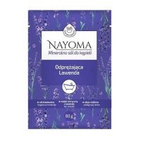 NAYOMA Mineralna sól do kąpieli Odprężająca lawenda, 80 g