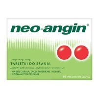Neo-Angin z cukrem, 36 tabletek do ssania