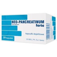 NEO-PANCREATINUM FORTE 10 000 j. 20 kapsułek