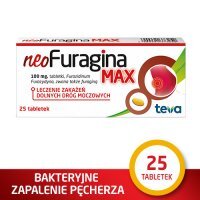 NEOFURAGINA MAX 100 mg  25 tabletek