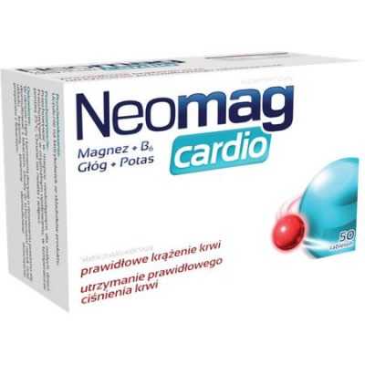 NEOMAG CARDIO 50 tabletek, stres, serce