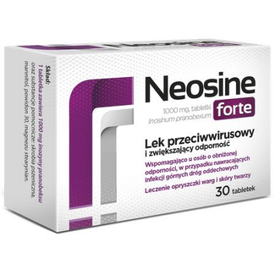 NEOSINE FORTE 1 g 30 tabletek lek przeciwwirusowy, odporność