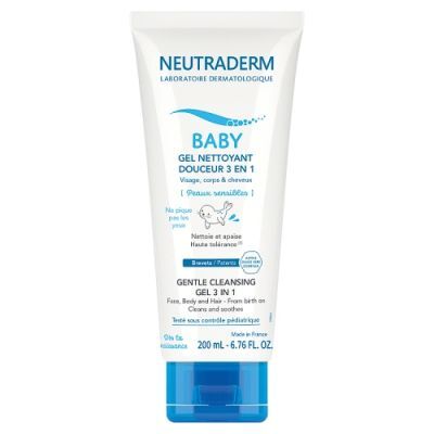 NEUTRADERM BABY Żel myjący łagodny 3w1 200 ml