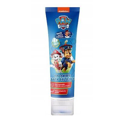 Nickelodeon Psi Patrol Koloryzujący żel do kąpieli guma balonowa, 150 ml