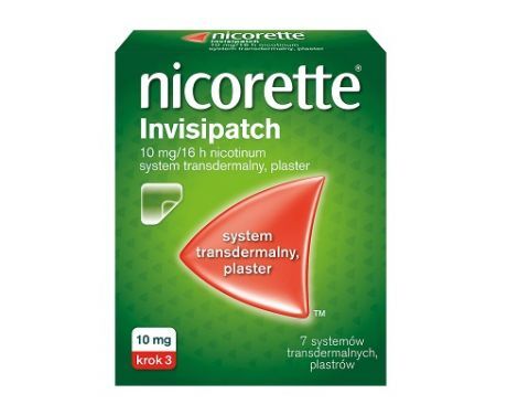 NICORETTE INVISIPATCH 10 mg/16h 7 leczniczych plastrów