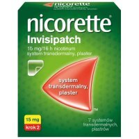 Nicorette Invisipatch 15mg Plastry, 7 szt.