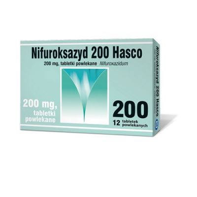 Nifuroksazyd 200 Hasco, 12 tabl.