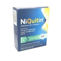 NiQuitin Przezroczysty plaster 114 mg; 21 mg/24 godz. system transdermalny, 7 szt.