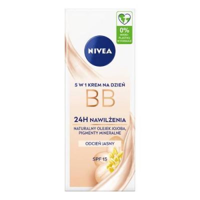 Nivea 5w1 Krem BB na dzień SPF15 jasny, 50 ml