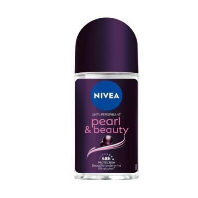NIVEA antyperspirant PEARL&BEAUTY BLACK roll-on, 50ml