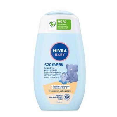 NIVEA Baby Łagodna pielęgnacja Szampon do włosów dla dzieci, 200ml