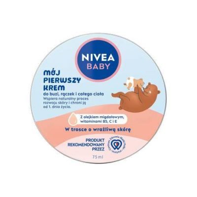 NIVEA Baby Mój Pierwszy Krem do buzi, rączek i całego ciała, 75ml