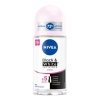 Nivea Black&amp;White Invisible Clear Antyperspirant w kulce dla kobiet, 50 ml