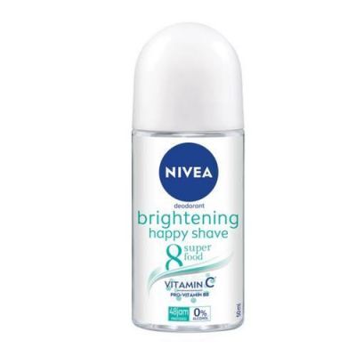 NIVEA Brightening Happy Shave Dezodorant roll on, 50 ml